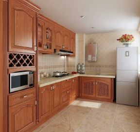 小面积室内厨房橱柜颜色效果图