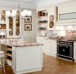2023经典欧式别墅厨房整体橱柜装修效果图片
