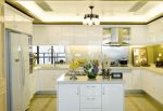 最新欧式别墅厨房简约吊灯装修效果图片案例