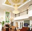 古典别墅客厅吊顶装饰设计效果图大全