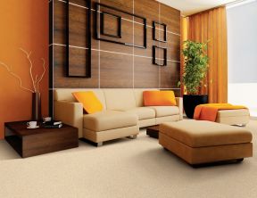 130平米客厅简单 沙发背景墙装饰
