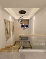 新中式复式楼室内楼梯装修效果图片