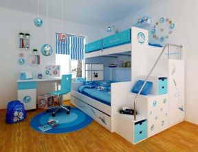 儿童房室内设计 儿童床图片