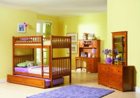 儿童房室内设计 儿童房实木家具