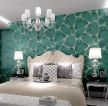 国外现代简约卧室床头背景墙装修效果图片