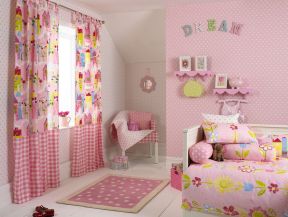 女生粉色小卧室装修效果图