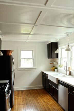 现代厨房吊顶 室内装饰设计效果图