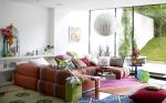 时尚现代风格大客厅沙发背景墙效果图欣赏
