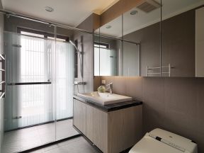 现代简约风格家居卫浴室整体淋浴房装修效果图片