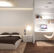 现代简约黑白风格家居卧室装修设计效果图片欣赏