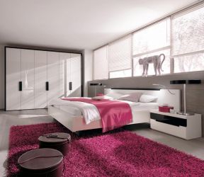 现代室内设计 家居卧室地毯图片