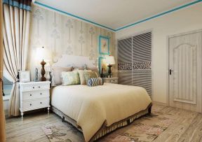 地中海风格实木家具漂亮的卧室设计图片大全