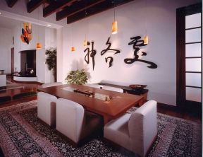 中式客厅背景 仿古客厅装修效果图