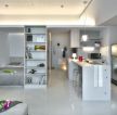 50平米单身公寓开放式小厨房装修设计效果图