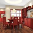 家装中式餐厅红木家具装修效果图片