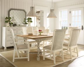 欧式实木餐桌 白色欧式家装
