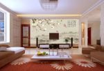 新中式装饰元素客厅装饰画效果图