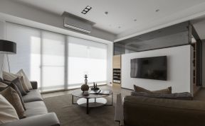 簡約現(xiàn)代家裝 電視墻裝潢效果圖