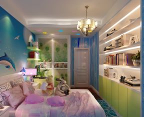 房屋儿童卧室组合家具设计效果图