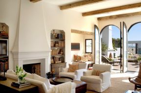 室内设计地中海风格 一层别墅外观效果图