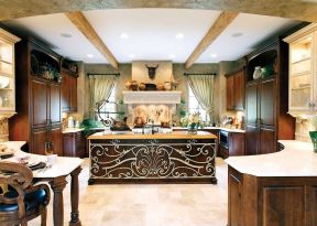 室内设计地中海风格 开放式厨房装修设计