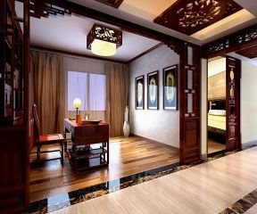 中式风格家居书房设计效果图欣赏