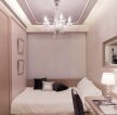 古典卧室水晶吊灯设计效果图片
