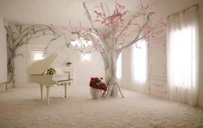 最流行客厅背景墙 温馨浪漫小户型装修