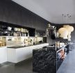 乡村二层别墅开放式厨房餐厅设计