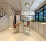 厨房和饭厅隔断室内装饰设计效果图