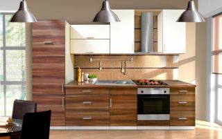 简约现代风格小复式单身公寓厨房橱柜
