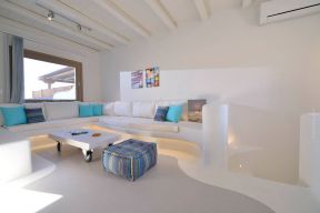 纯美地中海家具小户型客厅设计