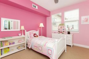 15平米卧室装修效果图片 粉色墙面装修效果图片