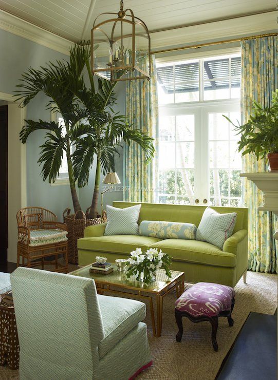 小户型客厅家具沙发颜色效果图欣赏