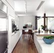 现代风格厨房整体橱柜装修效果图长方形