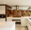 现代风格整体厨房橱柜集成灶具设计