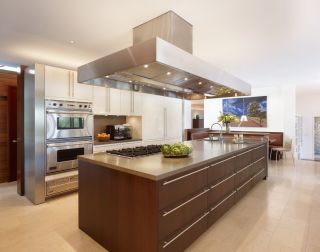现代风格家庭厨房整体橱柜
