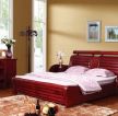 松木卧室家具红木颜色效果图