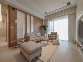 日式客厅组合沙发装修效果图片