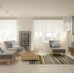 30平米现代中式客厅简单家装效果图