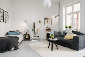 30平米小型客厅卧室简单设计