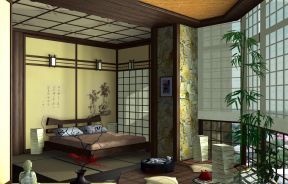 中式家居卧室装修图 中式卧室飘窗