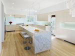 现代简欧别墅厨房地板颜色效果图 