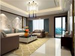 2023新中式客厅布艺沙发装修效果图片