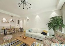 90多平米三居室北欧（欧式）风格装修案例，自贡家装也可以兼具艺术性和实用性！