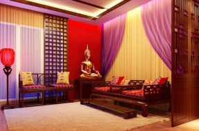 中式现代客厅 中式沙发图片