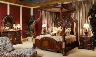 美式古典豪华家居卧室家具图片 