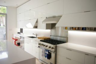 白色现代简约风格厨柜 