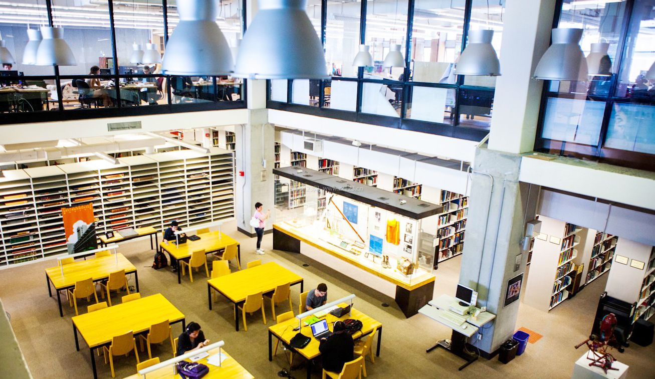 现代书馆建筑设计效果图