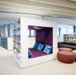 现代建筑书馆休闲室设计 